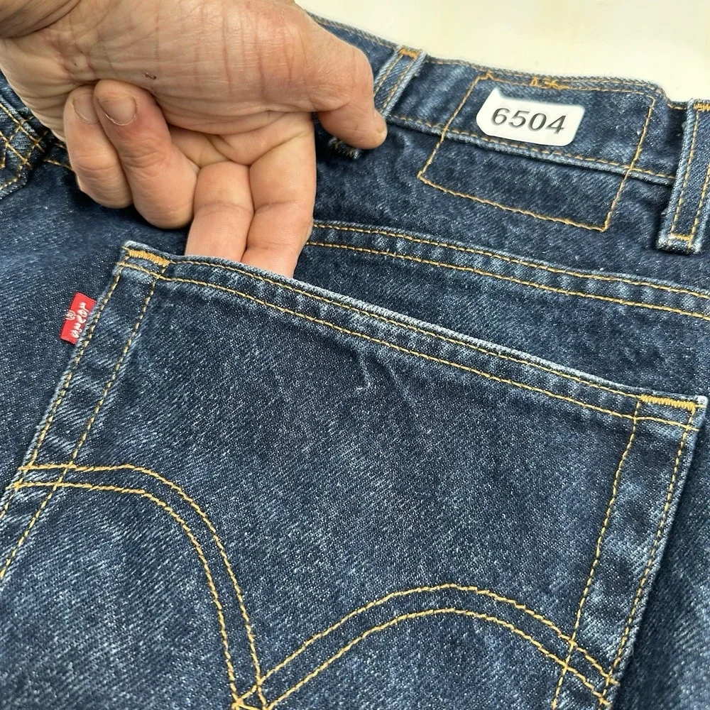 VTG Y2K Levi's 517 Bootcut Jeans Men Fits 40x32 Tag 42 Dark Wash Blue Cotton